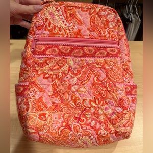 Vera Bradley backpack paisley pattern.